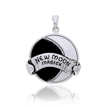 New Moon Magick Silver Pendant TPD2941 - Jewelry